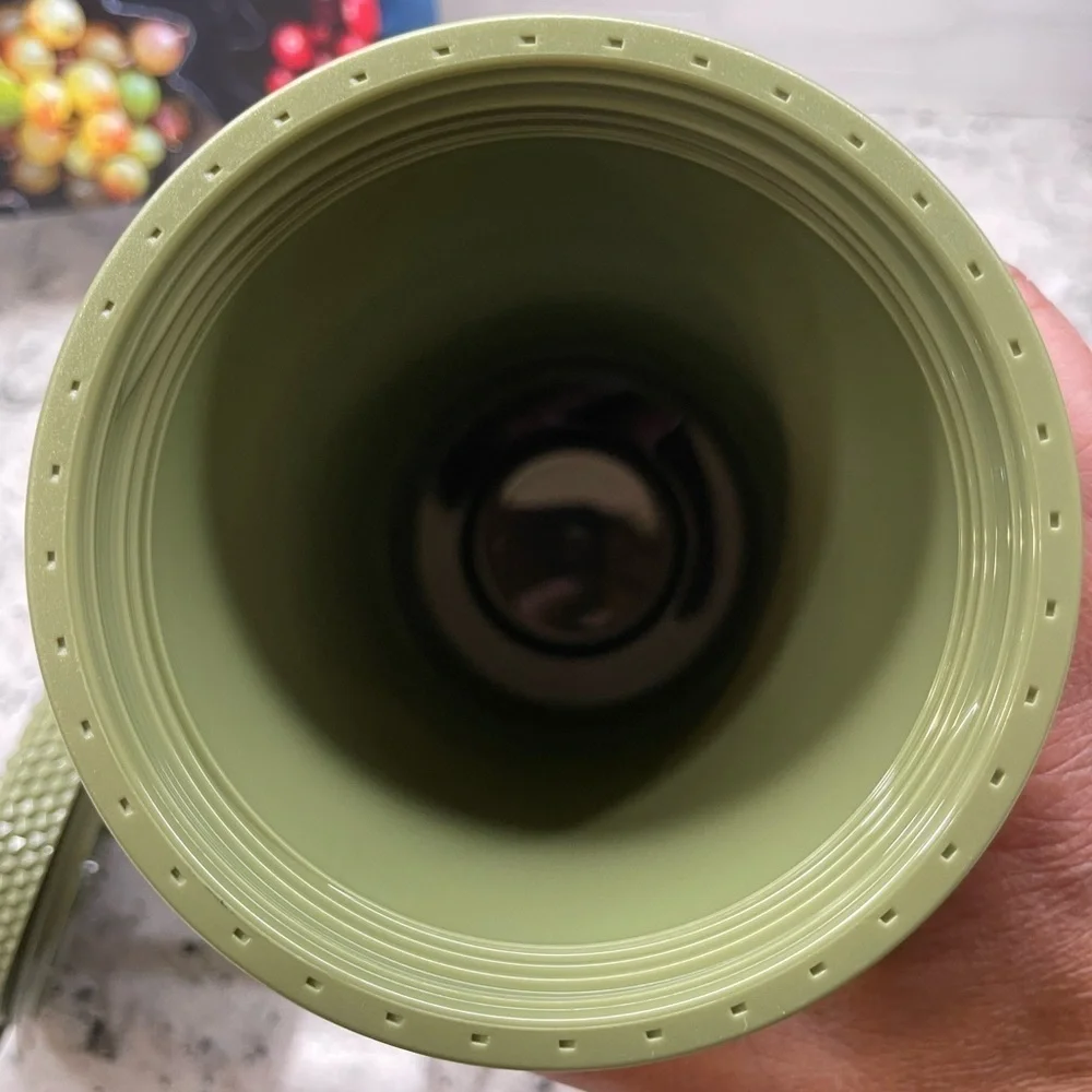 Starbucks Fall 2024 Metallic Green & Lilac Gradient Ombre Studded Tumbler. NWT!